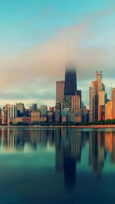 Reflejo del Skyline de Chicago