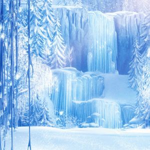 Cascada de Invierno Maravillosa