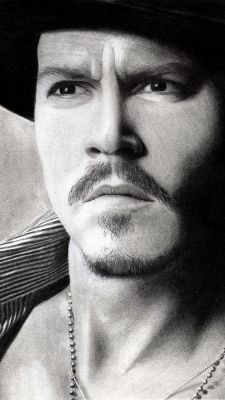 Retrato de Johnny Depp