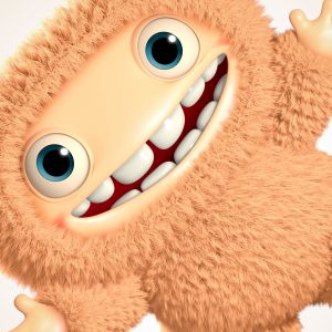 Monstruo de Dibujos Animados Adorable