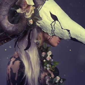 Arte de Mujer enmascarada Fantástica