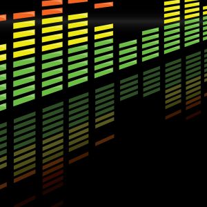 Visualización de Olas de Sonido Coloridas