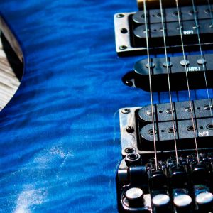 Guitarra Eléctrica Azul