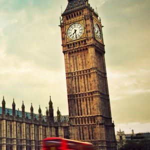 Big Ben y autobús de Londres