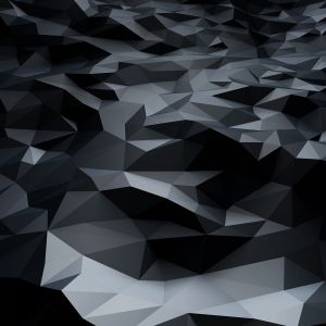 Patrón Geométrico Negro y Gris