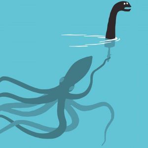 Pulpo Divertido y Monstruo del Lago Ness