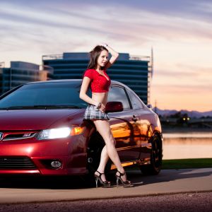 Coche Honda con Modelo