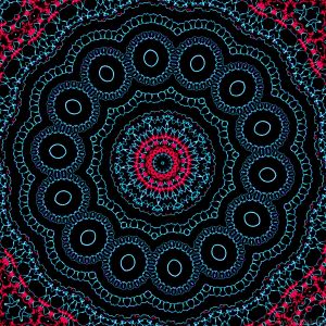 Patrón de Mandala Colorido