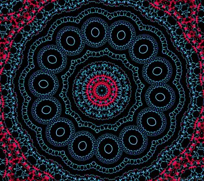 Patrón de Mandala Colorido