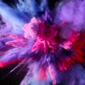 Explosión Abstracta Colorida