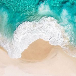 Olas de Playa Tropical