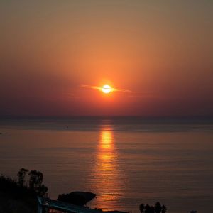 Atardecer sobre el Océano